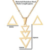 Wholesale Jewelry Fashion Geometric Animal 201 Stainless Steel 18K Gold Plated Plating Earrings Necklace