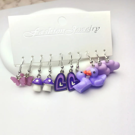 1 Set Glam Cute Animal Letter Inlay Alloy Rhinestones Ear Hook