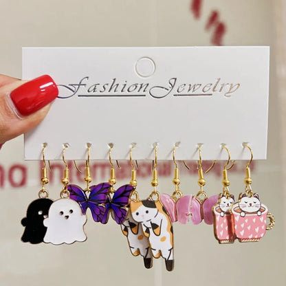 1 Set Glam Cute Letter Asymmetrical Alloy Ear Hook