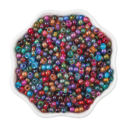 1 Set Diameter 4mm Hole 1~1.9mm Glass Ball Beads