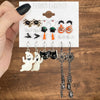 1 Set Hip-Hop Funny Halloween Pattern Pumpkin Spider Web Plating Alloy Drop Earrings Ear Studs