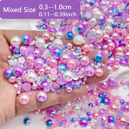 1 Set Resin Colorful Beads