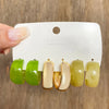 1 Set Retro C Shape Alloy Ear Studs