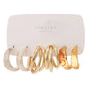 1 Set Retro C Shape Alloy Ear Studs
