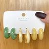 1 Set Retro C Shape Alloy Ear Studs