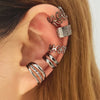 1 Set Retro Simple Style Geometric Plating Alloy Ear Cuffs