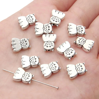 1 Set Alloy Bow Knot Shell Fish Beads