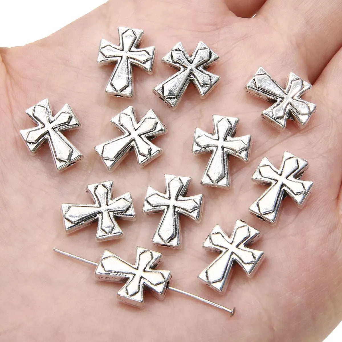 1 Set Alloy Bow Knot Shell Fish Beads