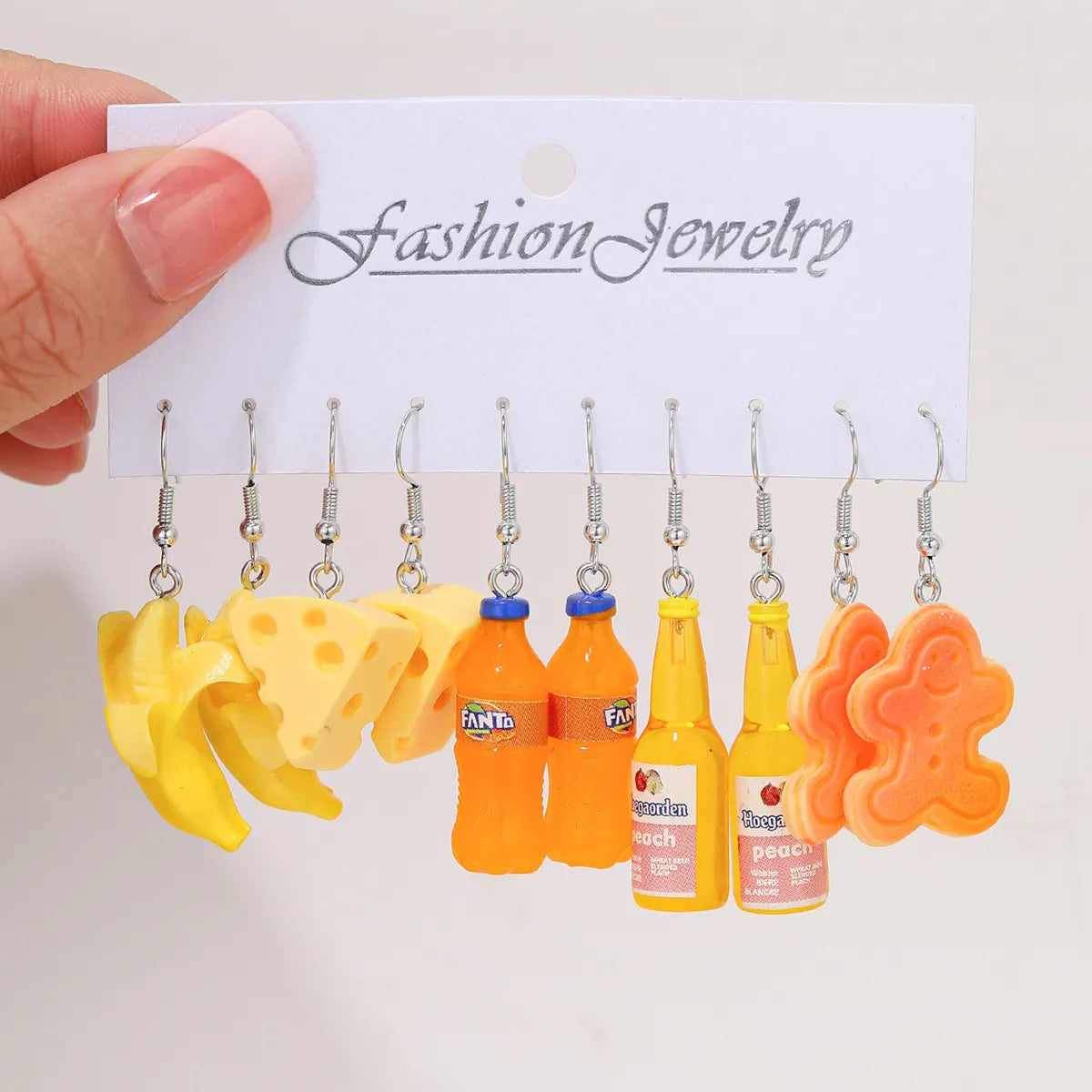 1 Set Simple Style Classic Style Color Block Tassel Epoxy Arylic Drop Earrings