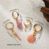 1 Set Simple Style Classic Style Shell Shell Drop Earrings