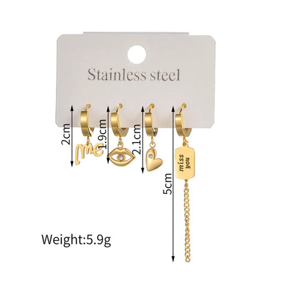 1 Set Simple Style Classic Style Solid Color Inlay 304 Stainless Steel Rhinestones Drop Earrings