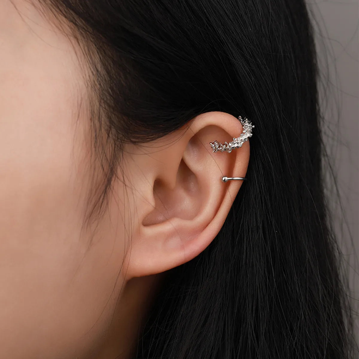 1 Set Simple Style Geometric Plating Alloy Ear Cuffs