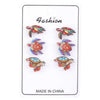 1 Set Vacation Beach Tortoise Starfish Crab Wood Ear Studs