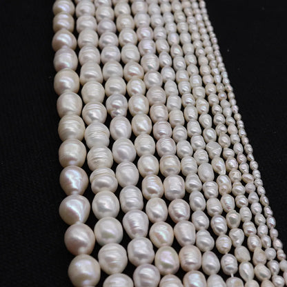 1 String Freshwater Pearl Geometric Beads