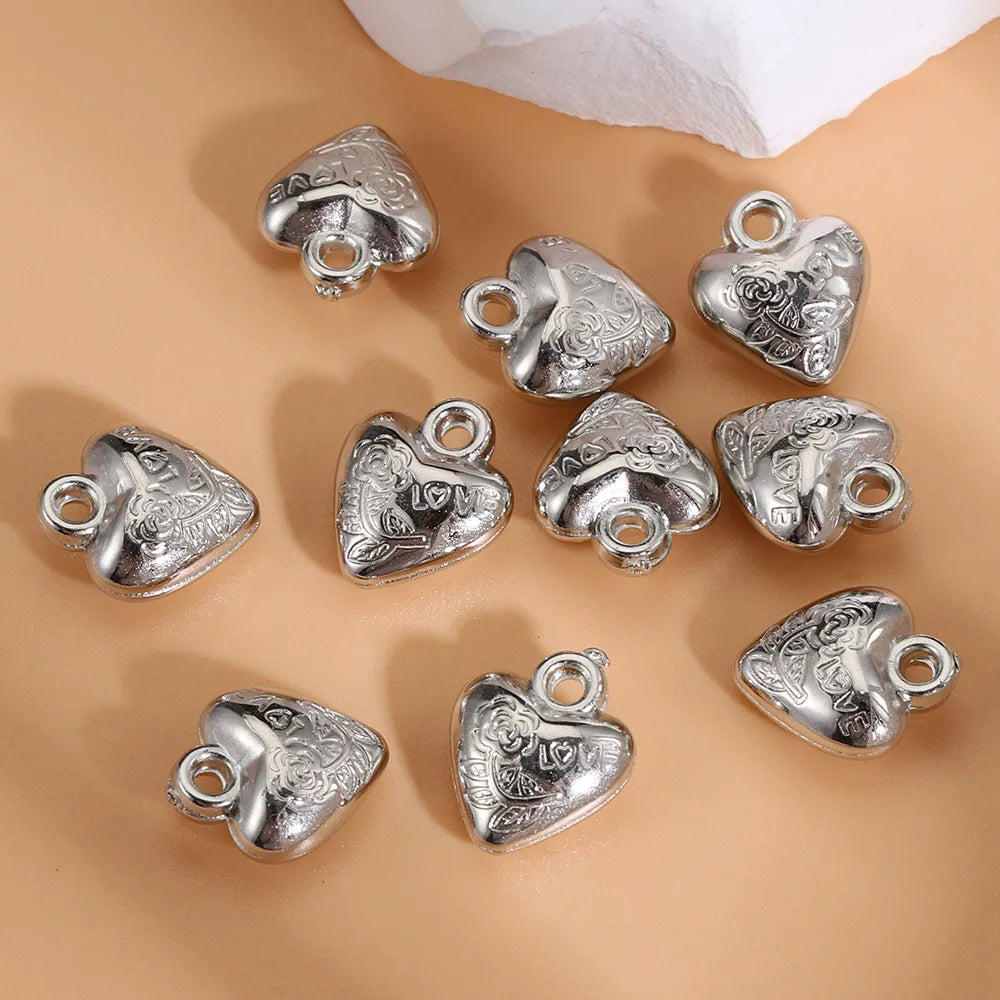 10 PCS/Package 11 * 14mm 12 * 15mm 9*18mm Hole 2~2.9mm Zinc Alloy Cross Sun Key Polished Pendant