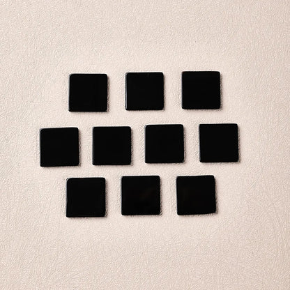 10 PCS/Package 20 PCS/Package Diameter 10mm Diameter 12mm Diameter 14mm Natural Stone Agate Square Solid Color Polished Interface