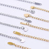10 PCS/Package 6*60mm 304 Stainless Steel Geometric Polished Extension Chain