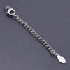 10 PCS/Package 6*60mm 304 Stainless Steel Geometric Polished Extension Chain