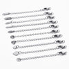 10 PCS/Package 6*60mm 304 Stainless Steel Geometric Polished Extension Chain