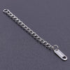 10 PCS/Package 6*60mm 304 Stainless Steel Geometric Polished Extension Chain