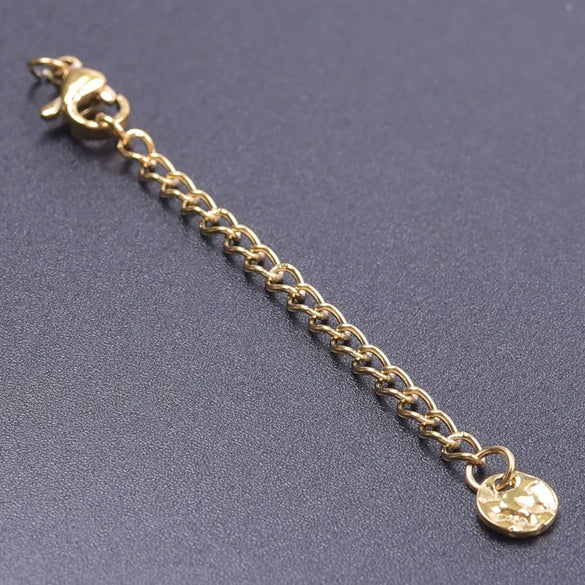 10 PCS/Package 6*60mm 304 Stainless Steel Geometric Polished Extension Chain