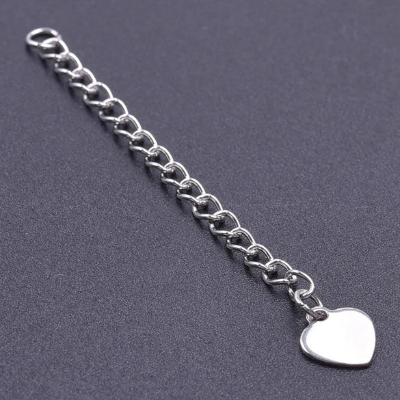 10 PCS/Package 6*60mm 304 Stainless Steel Geometric Polished Extension Chain