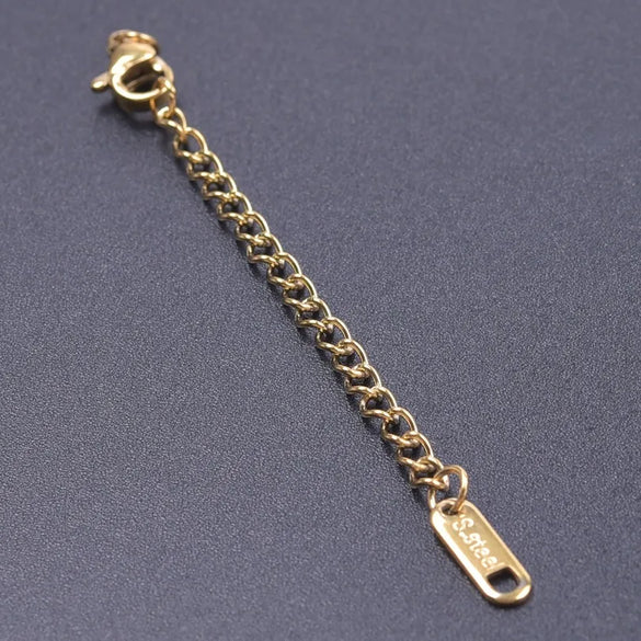 10 PCS/Package 6*60mm 304 Stainless Steel Geometric Polished Extension Chain
