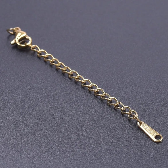 10 PCS/Package 6*60mm 304 Stainless Steel Geometric Polished Extension Chain