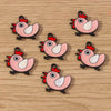 10 PCS/Package Alloy Chick Pendant