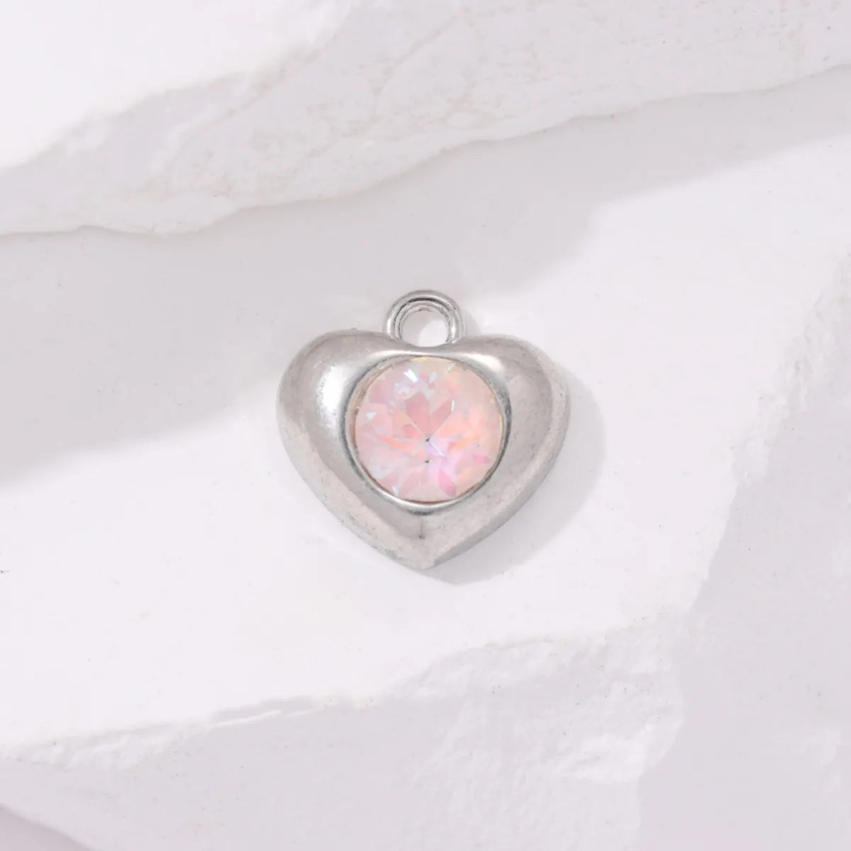 10 PCS/Package Hole Under 1mm Alloy Alloy Heart Shape Pendant