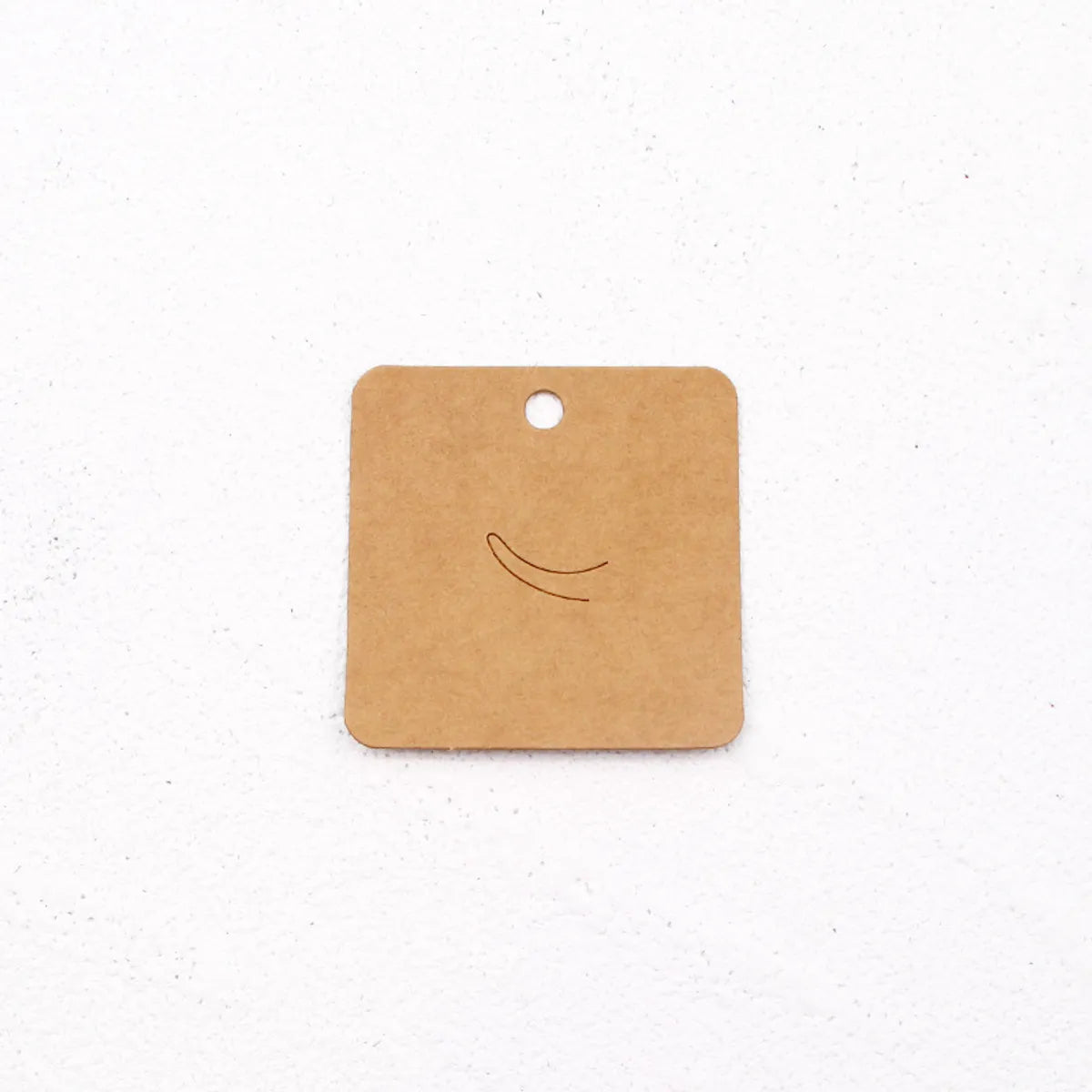 100 Blank Kraft Paper Earrings Earrings Card Bracelet Necklace Hairpin Jewelry Packaging Card Spot Wholesale