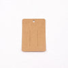 100 Blank Kraft Paper Earrings Earrings Card Bracelet Necklace Hairpin Jewelry Packaging Card Spot Wholesale