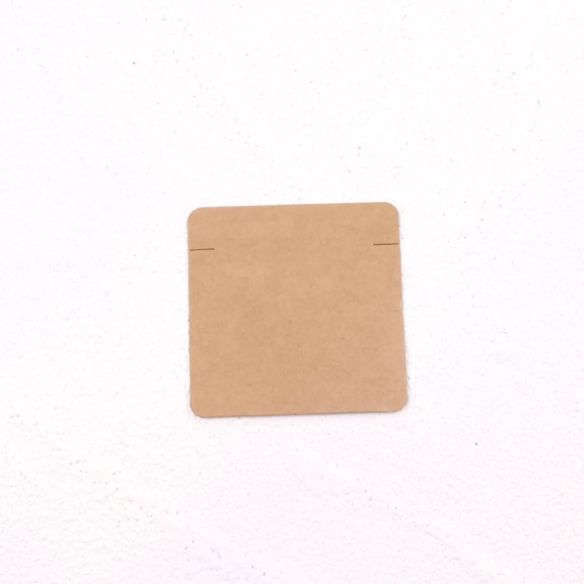 100 Blank Kraft Paper Earrings Earrings Card Bracelet Necklace Hairpin Jewelry Packaging Card Spot Wholesale