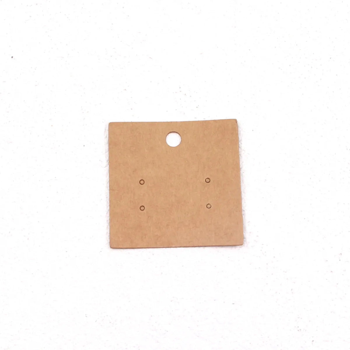 100 Blank Kraft Paper Earrings Earrings Card Bracelet Necklace Hairpin Jewelry Packaging Card Spot Wholesale