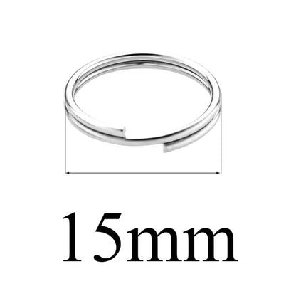 100 PCS/Package Diameter 10mm Diameter 6 Mm Diameter 8mm 304 Stainless Steel Solid Color Connection Ring