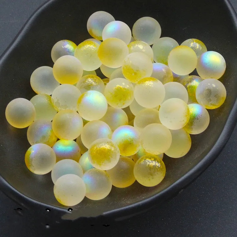 100 PCS/Package Diameter 12mm Glass Glass Gradient Color Beads