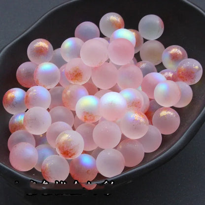 100 PCS/Package Diameter 12mm Glass Glass Gradient Color Beads