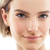 Women's Moissanite Inlaid Sterling Silver Geometric and Star Pattern Ear Studs with Plating Design