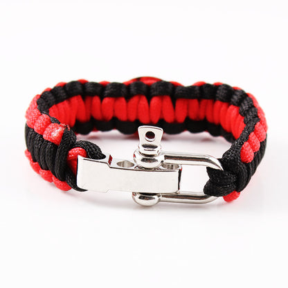 Sports Color Block Alloy Rope Plating Unisex Bracelets