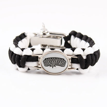 Sports Color Block Alloy Rope Plating Unisex Bracelets