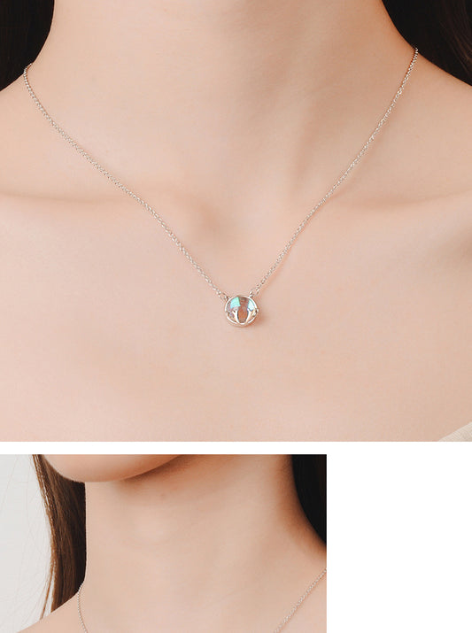 Simple Style Solid Color Copper Pendant Necklace