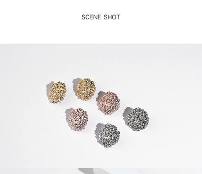 Fashion Geometric Ball Alloy Earrings Wholesale