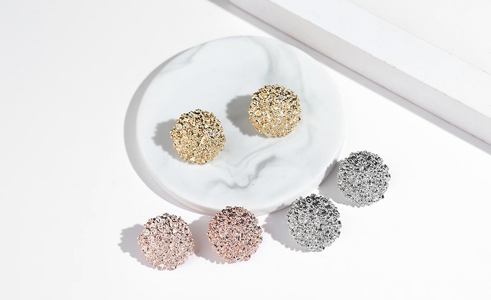 Fashion Geometric Ball Alloy Earrings Wholesale