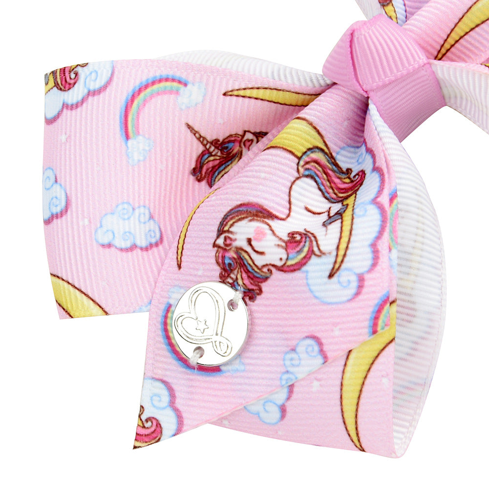 Cute Unicorn Mermaid Bow Hairpin Set