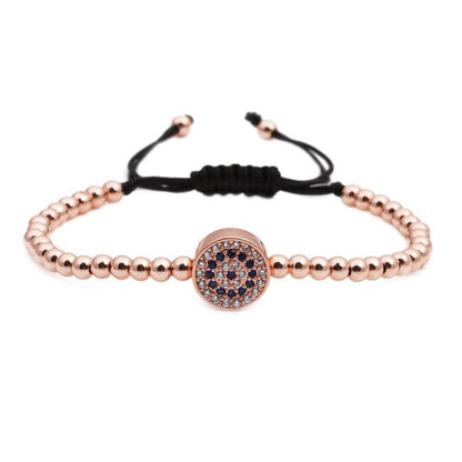 Fashion Copper Bead Weaving Bracelet Nhyl122552