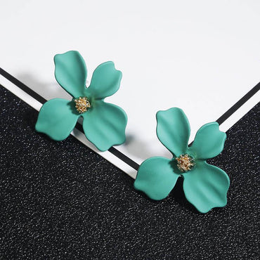 New Fresh Flower Alloy Earrings Nhpf145123