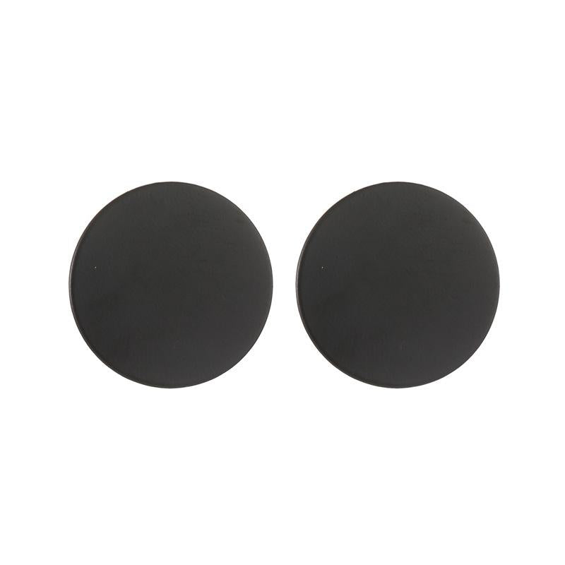 Simple Style Round Plating Alloy No Inlaid Earrings Ear Studs