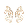 Fashion Butterfly Plating Metal No Inlaid Earrings Ear Studs