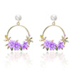 Sweet New Flower Beads Earrings Nhpf147209