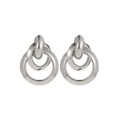 New Fashion Alloy Ring Earrings Tube/medium/large Nhdp151944